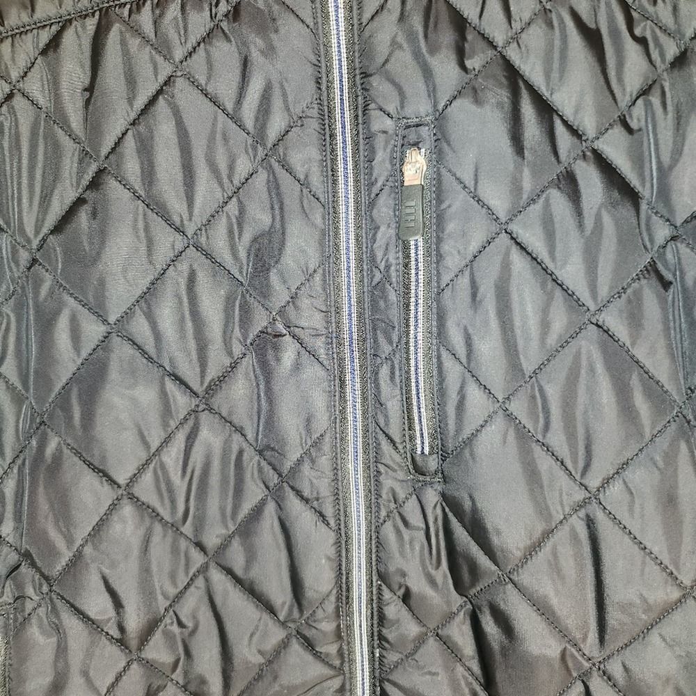 Land's End Women's Primaloft Puffer Jacket Size Medium-Black - Picture 3 of 9